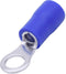 TRU COMPONENTS T1904C060 Ringkabelschoen Dwarsdoorsnede (max.): 2.50 mm² Gat diameter: 4.30 mm Deels geïsoleerd Blauw 2