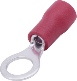 TRU COMPONENTS T1904C061 Ringkabelschoen Dwarsdoorsnede (max.): 1.50 mm² Gat diameter: 5.30 mm Deels geïsoleerd Rood 25