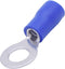 TRU COMPONENTS T1904C062 Ringkabelschoen Dwarsdoorsnede (max.): 2.50 mm² Gat diameter: 5.30 mm Deels geïsoleerd Blauw 2