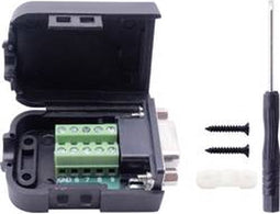 TRU COMPONENTS T1904C091 D-sub female inbouwconnector Aantal polen: 9 Schroeven 1 stuk(s)