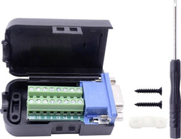 TRU COMPONENTS T1904C099 D-sub female connectorset Aantal polen: 15 Schroeven 1 stuk(s)
