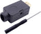TRU COMPONENTS T1904C104 HDMI-connector Stekker, inbouw verticaal Aantal polen: 20 Zwart 1 stuk(s)