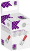 TRU COMPONENTS T1904C106 Assortiment hulzen voor platte stekkers Insteekbreedte: 4.80 mm Insteekdikte: 0.80 mm 180 ° De