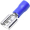 TRU COMPONENTS T1904C107 Assortiment hulzen voor platte stekkers Insteekbreedte: 4.80 mm Insteekdikte: 0.80 mm 180 ° De