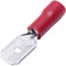 TRU COMPONENTS T1904C109 Assortiment platte stekkers Insteekbreedte: 4.80 mm Insteekdikte: 0.80 mm 180 ° Deels geïsolee