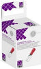 TRU COMPONENTS T1904C109 Assortiment platte stekkers Insteekbreedte: 4.80 mm Insteekdikte: 0.80 mm 180 ° Deels geïsolee