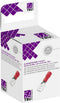 TRU COMPONENTS T1904C109 Assortiment platte stekkers Insteekbreedte: 4.80 mm Insteekdikte: 0.80 mm 180 ° Deels geïsolee