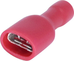 TRU COMPONENTS T1904C117 Assortiment hulzen voor platte stekkers Insteekbreedte: 6.30 mm Insteekdikte: 0.80 mm 180 ° Vo