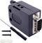 TRU COMPONENTS T190C4088 D-sub male inbouwconnector Aantal polen: 9 Schroeven 1 stuk(s)