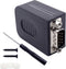 TRU COMPONENTS T190C4090 D-sub male inbouwconnector Aantal polen: 9 Schroeven 1 stuk(s)