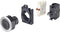 TRU COMPONENTS TC-10343972 S3PF-P1K Druktoets Knop Zwart 1 stuk(s)