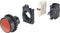TRU COMPONENTS TC-10343984 S3PR-P1R Druktoets Knop Rood 1 stuk(s)