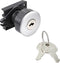 TRU COMPONENTS TC-10343996 S3KF-2FS Frontelement voor sleutelschakelaar Sleutel Zilver 1 x 90 ° 1 stuk(s)