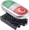TRU COMPONENTS TC-10344000 S2TR-P1W Dubbele drukknop Groen, Rood 1 stuk(s)