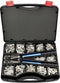 TRU COMPONENTS TC-11894512 Assortiment buiskabelschoenen 6-50 mm² met krimptang6 mm² 50 mm² Zilver 281 stuk(s)