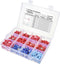 TRU COMPONENTS TC-11894516 Assortiment kabelschoenen 0.5 mm² - 2.5 mm² Rood, Blauw 575 stuk(s)