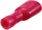 TRU COMPONENTS TC-11894520 Platte stekker (female) Insteekbreedte: 6.3 mm Insteekdikte: 0.8 mm Volledig geïsoleerd Rood