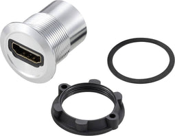 TRU COMPONENTS TC-11980452 HDMI-paneeladapterbus HDMI-bus - HDMI-bus Zilver Inhoud: 1 stuk(s)