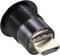 TRU COMPONENTS TC-11980460 HDMI-paneeladapterbus HDMI-bus - HDMI-stekker Zwart Aantal polen: 1 Inhoud: 1 stuk(s)