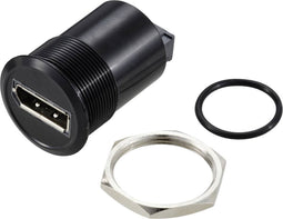 TRU COMPONENTS TC-11980480 DisplayPort 1.2-paneeladapteraansluiting DisplayPort bus - DisplayPort bus Zwart Inhoud: 1 s