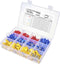 TRU COMPONENTS TC-11991832 Assortiment ringkabelschoenen Deels geïsoleerd 0.5 mm² 6 mm² Rood, Blauw, Geel 505 stuk(s)
