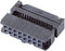TRU COMPONENTS TC-2521015 Pinconnector Met trekonlasting Rastermaat: 2.54 mm Totaal aantal polen: 20 Aantal rijen: 2 10