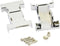 TRU COMPONENTS TC-2523000 D-sub adapterbehuizing Aantal polen: 9, 9 Kunststof, gemetalliseerd 180 ° Zilver 100 stuk(s)