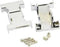 TRU COMPONENTS TC-2523000 D-sub adapterbehuizing Aantal polen: 9, 9 Kunststof, gemetalliseerd 180 ° Zilver 100 stuk(s)