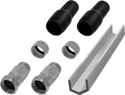 TRU COMPONENTS TC-6936300 F-stekkerset Twin Kabeldiameter: 5 mm