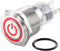 TRU COMPONENTS TC-7494524 TC-LAS1-AGQ-11ZET/R/12V/S Vandalismebestendige drukschakelaar 250 V/AC 3 A 1x uit/aan Continu