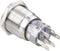 TRU COMPONENTS TC-7494624 TC-LAS1-AGQ-11E/42RGB/ Vandalismebestendige drukschakelaar 250 V/AC 3 A 1x uit/(aan) Moment R