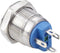 TRU COMPONENTS TC-7494652 TC-GQ12-AF-10E/J/R/12V/S Vandalismebestendige drukschakelaar 48 V/DC 2 A 1x uit/(aan) Moment