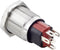 TRU COMPONENTS TC-7494768 TC-GQ16-KF-11D/J/B/12V/S Vandalismebestendige drukschakelaar 48 V/DC 2 A 1x uit/(aan) Moment
