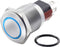 TRU COMPONENTS TC-7494808 TC-GQ16-KF-11E/J/B/12V/C Vandalismebestendige drukschakelaar 48 V/DC 2 A 1x uit/(aan) Moment
