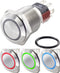 TRU COMPONENTS TC-7494848 TC-GQ16-KF-11E/J/41RGB/12V/S Vandalismebestendige drukschakelaar 48 V/DC 2 A 1x uit/(aan) Mom