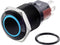 TRU COMPONENTS TC-7494896 TC-GQ16-KF-11ZE/J/B/12V/A Vandalismebestendige drukschakelaar 48 V/DC 2 A 1x uit/aan Continu