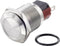 TRU COMPONENTS TC-7494912 TC-GQ16-KH-11/J/S Vandalismebestendige drukschakelaar 48 V/DC 2 A 1x uit/(aan) Moment IP65 1