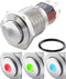 TRU COMPONENTS TC-7494976 TC-GQ16-KH-11D/J/41RGB/12V/S Vandalismebestendige drukschakelaar 48 V/DC 2 A 1x uit/(aan) Mom