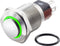 TRU COMPONENTS TC-7495036 TC-GQ16-KH-11E/J/G/12V/S Vandalismebestendige drukschakelaar 48 V/DC 2 A 1x uit/(aan) Moment