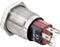 TRU COMPONENTS TC-7495036 TC-GQ16-KH-11E/J/G/12V/S Vandalismebestendige drukschakelaar 48 V/DC 2 A 1x uit/(aan) Moment