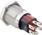TRU COMPONENTS TC-7495048 TC-GQ16-KH-11E/J/41RGB/12V/S Vandalismebestendige drukschakelaar 48 V/DC 2 A 1x uit/(aan) Mom