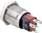 TRU COMPONENTS TC-7495064 TC-GQ16-KH-11ZE/J/W/12V/S Vandalismebestendige drukschakelaar 48 V/DC 2 A 1x uit/aan Continu