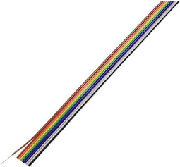 TRU COMPONENTS TC-7638572 Datakabel Rastermaat: 1.27 mm 20 x 0.125 mm² Meerdere kleuren 10 m