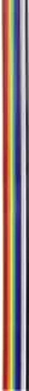 TRU COMPONENTS TC-7638572 Datakabel Rastermaat: 1.27 mm 20 x 0.125 mm² Meerdere kleuren 10 m