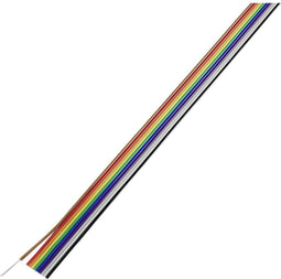 TRU COMPONENTS TC-7638580 Datakabel Rastermaat: 1.27 mm 20 x 0.08 mm² Meerdere kleuren 30 m