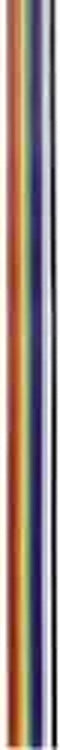 TRU COMPONENTS TC-7638584 Datakabel Rastermaat: 1.27 mm 26 x 0.08 mm² Meerdere kleuren 30 m