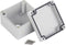 TRU COMPONENTS TC-7910780 Universele behuizing 82 x 80 x 55 ABS Grijs 1 stuk(s)