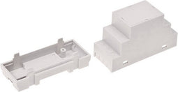 TRU COMPONENTS TC-7910800 DIN-rail-behuizing 35 x 90 x 65 ABS-V0 Grijs 1 stuk(s)