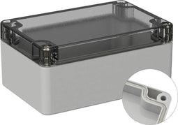 TRU COMPONENTS TC-9065456 Outdoorbehuizing 120 x 80 x 55 Polycarbonaat Grijs-wit (RAL 7035) 1 stuk(s)