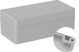 TRU COMPONENTS TC-9065468 Outdoorbehuizing 160 x 80 x 60 Polycarbonaat Grijs-wit (RAL 7035) 1 stuk(s)